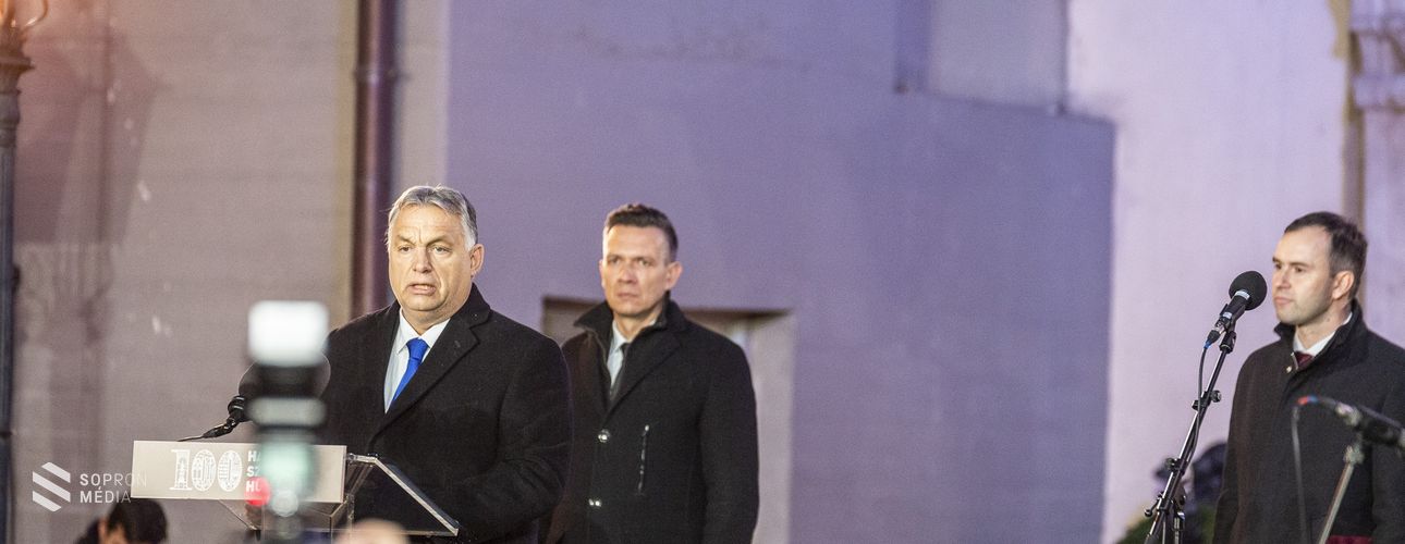 Orbán Viktor miniszterelnök Sopronba látogatott a Hűség Napján