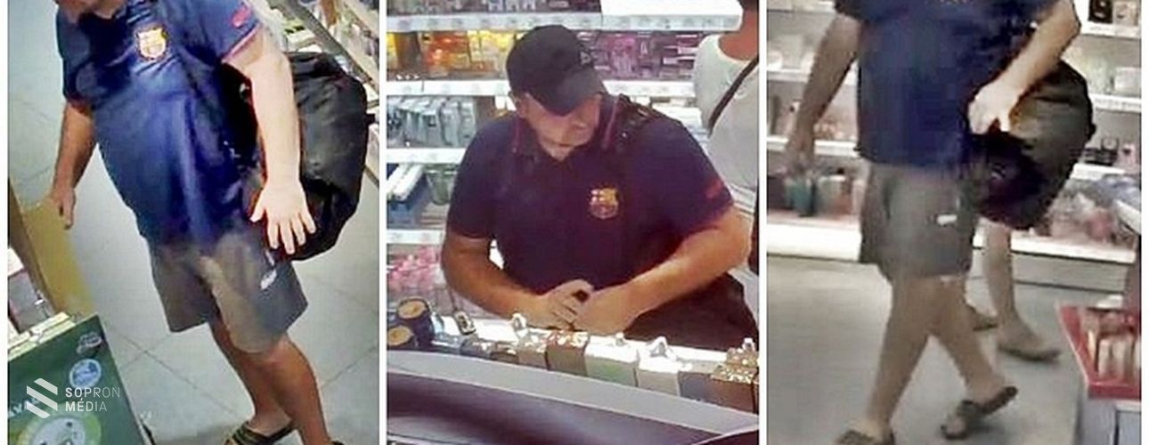 150 ezer forint értékben lopott parfümöket egy férfi Sopronban!