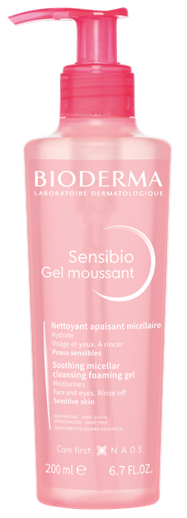 Sensibio Moussant habzó gél pumpás BIODERMA (200ml)