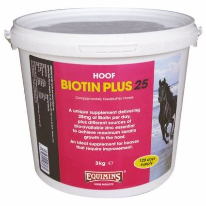 EQUIMINS BIOTIN PLUS  – 25 mg / adag biotin tartalommal vödrös 3kg