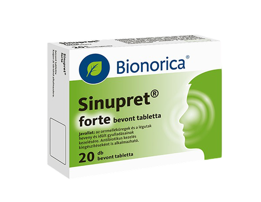 Sinupret forte bevont tabletta (20x)