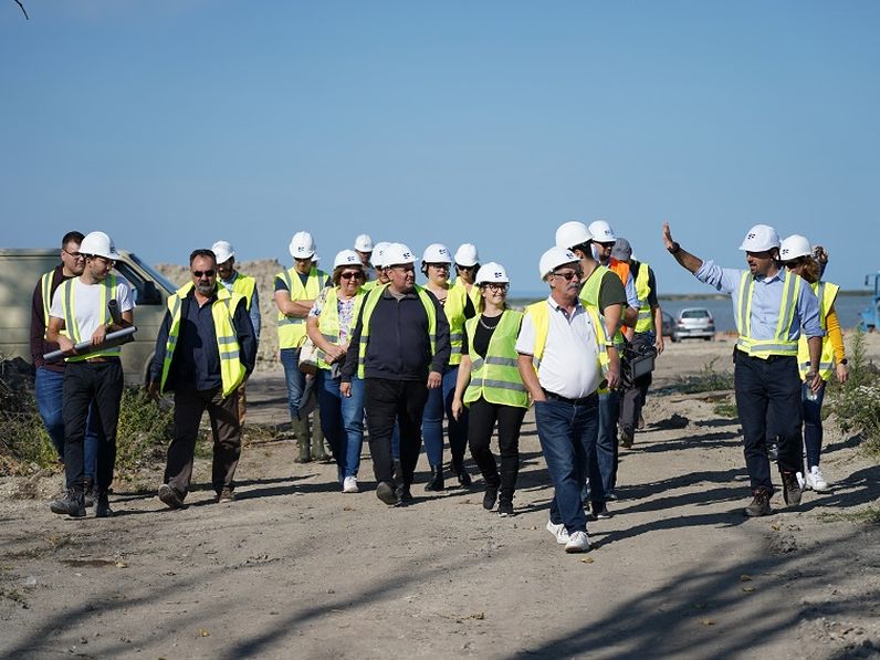 Sajtóbejárást tartottak a Fertő Part beruházás helyszínén