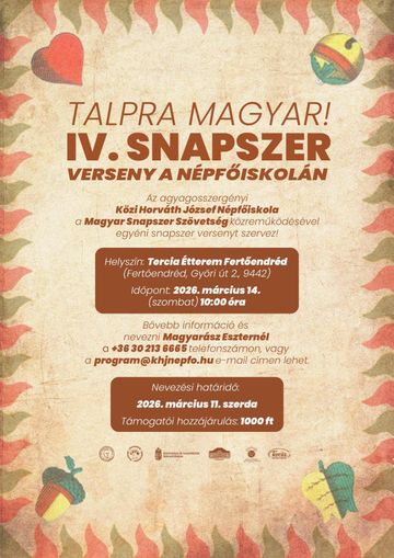 IV. Snapszer verseny