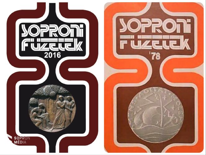 A Soproni Füzetek 2016-os illetve 1978-as borítója