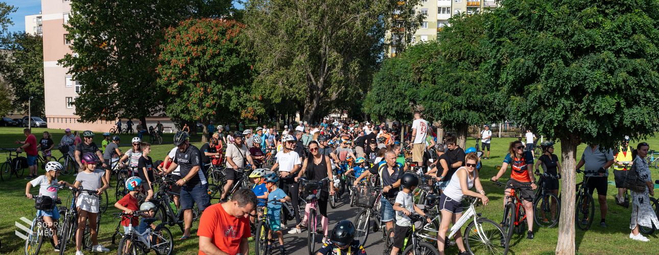 X. Tekerj Sopron! - Közel 200-an pattantak nyeregbe a városban