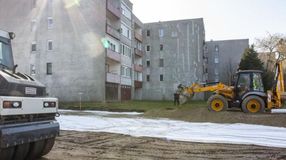 Útburkolati munkálatok a Makó utcában 