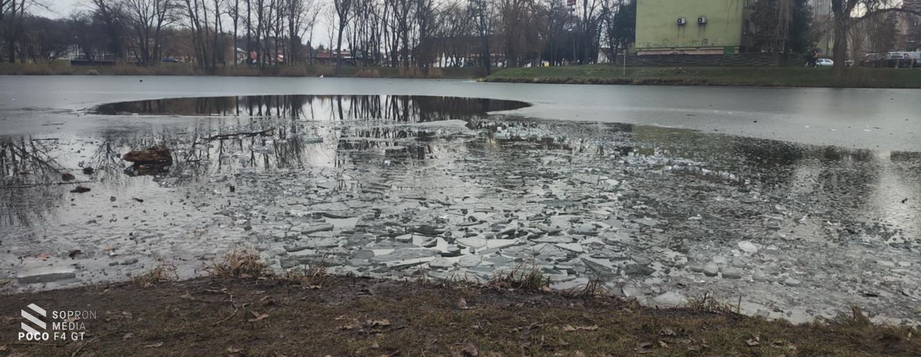 Mindenki legyen óvatos a jégen!