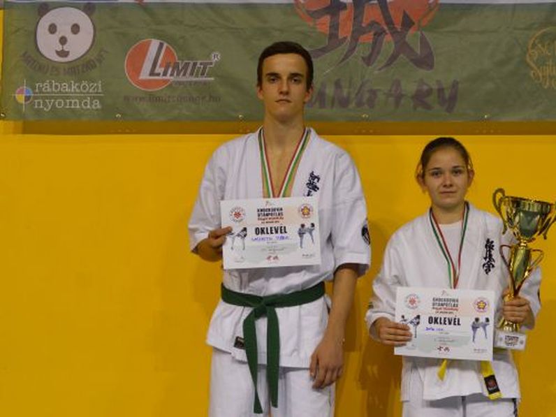 A Magyar Bajnokságon is sikerrel szerepeltek a Kyokushin karatésok