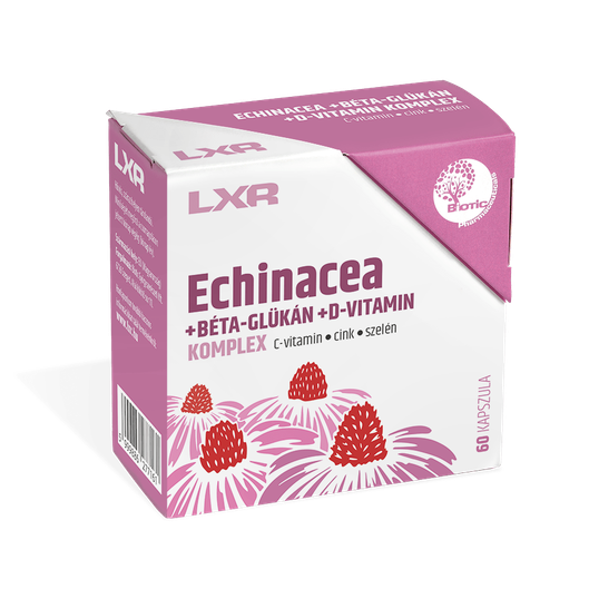 LXR Echiancea + B-Glükán + D komplex kapszula (60x)