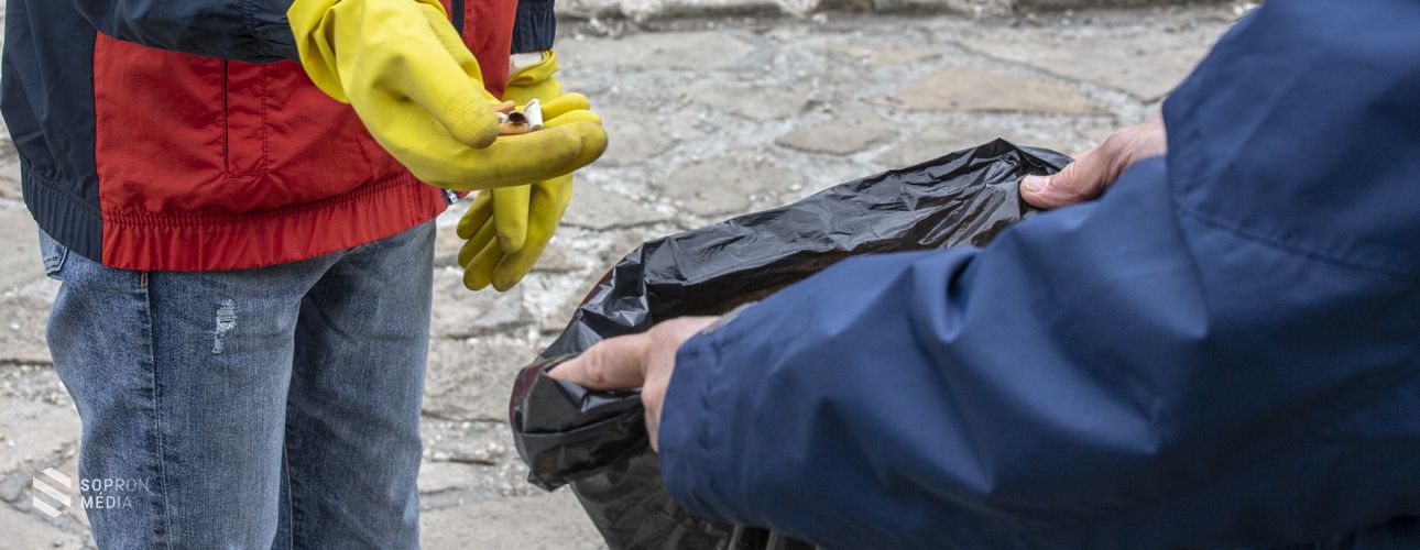 Sopron szerte is szedik a hulladékot