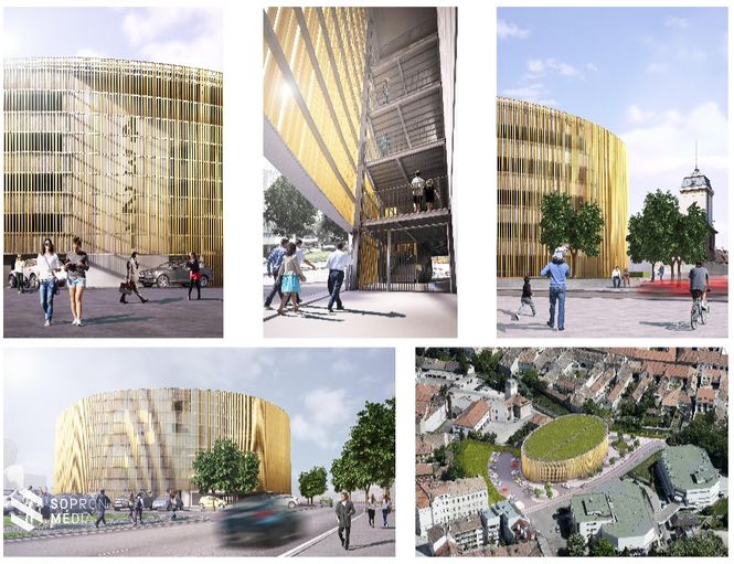 A parkolóház látványterve