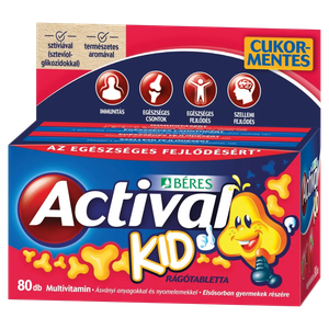 Actival Kid rágótabletta (60x+20x) termék kép