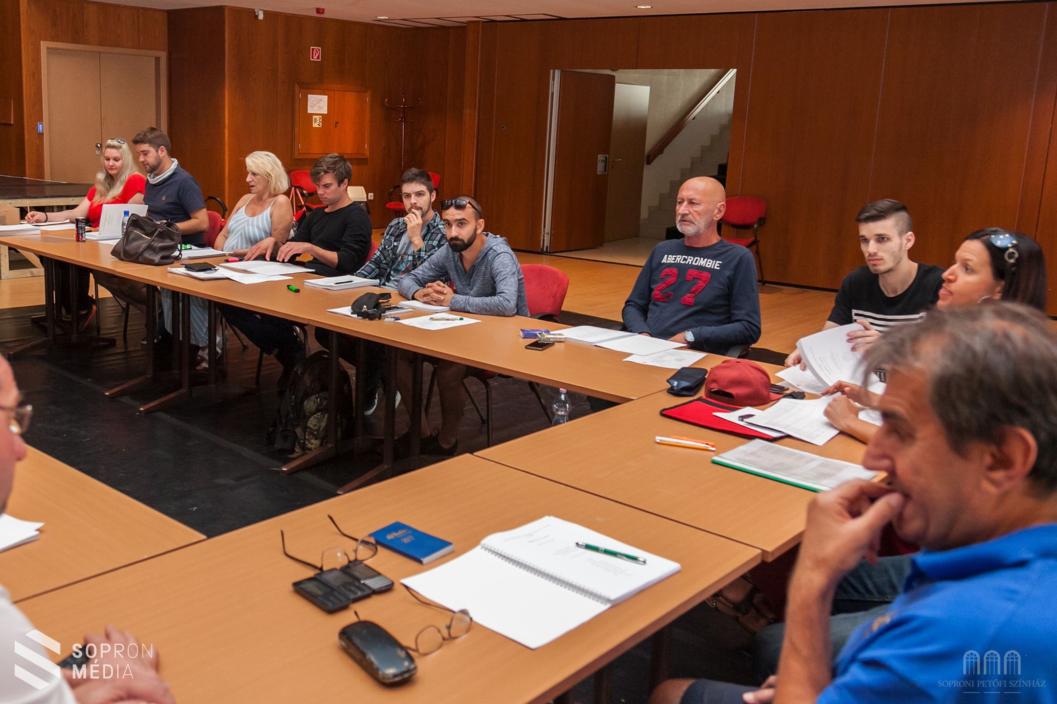 Hyppolit készül Sopronban - Olvasópróbával kezdett a stáb (galéria)