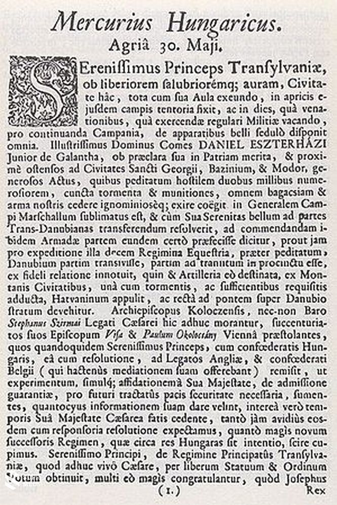 Az 1705. májusi szám címlapja 