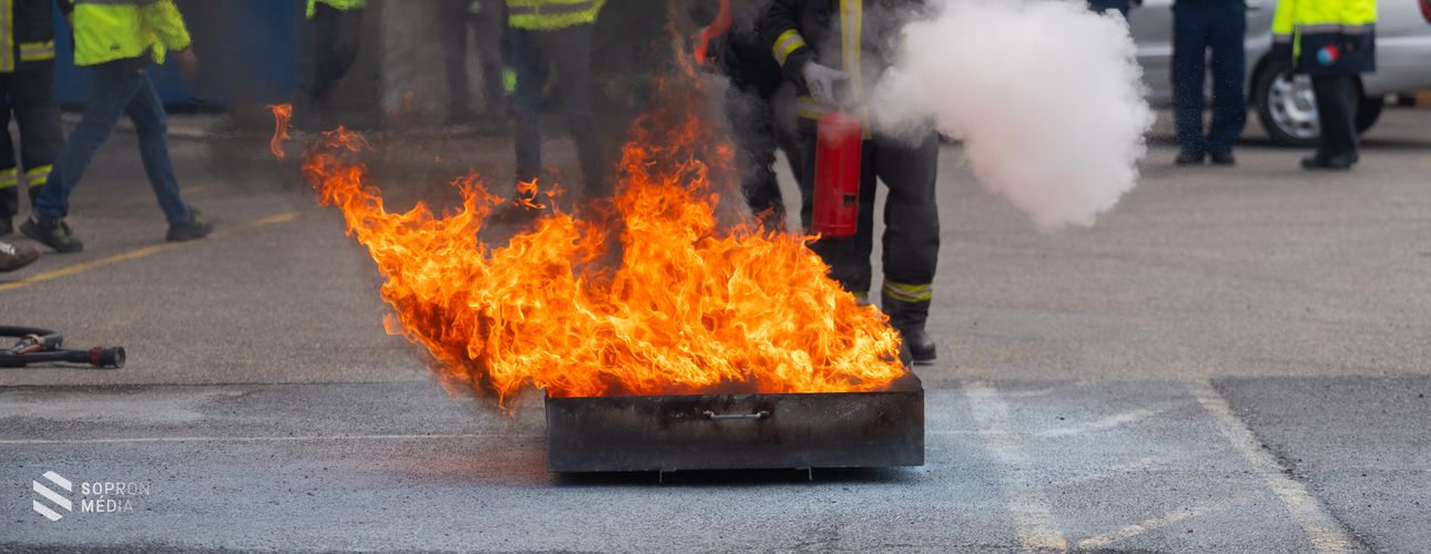 Munkavédelmi gyakorlatot tartottak a Soproni Sörgyárban