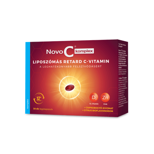 Novo C Komplex liposzómális C D3 Zn kapszula (30x)