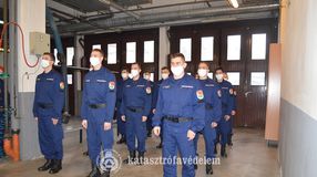 Kilenc újonc tűzoltó lép szolgálatba Sopronban 