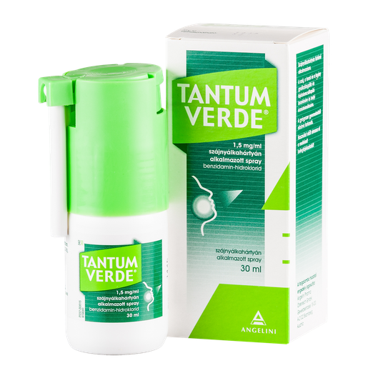 Tantum Verde 1,5mg/ml szájnyálkahártyán alk.spray (30ml)