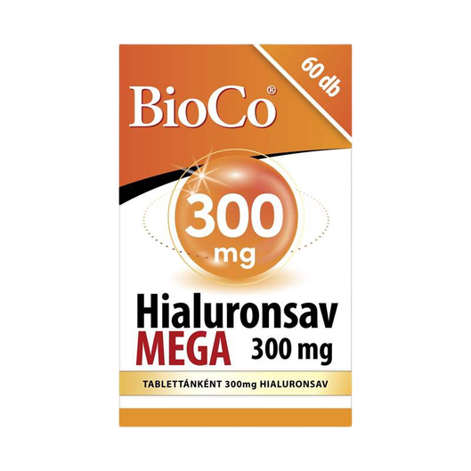 BioCo Hyaluronsav 300mg Mega tabletta (60x)