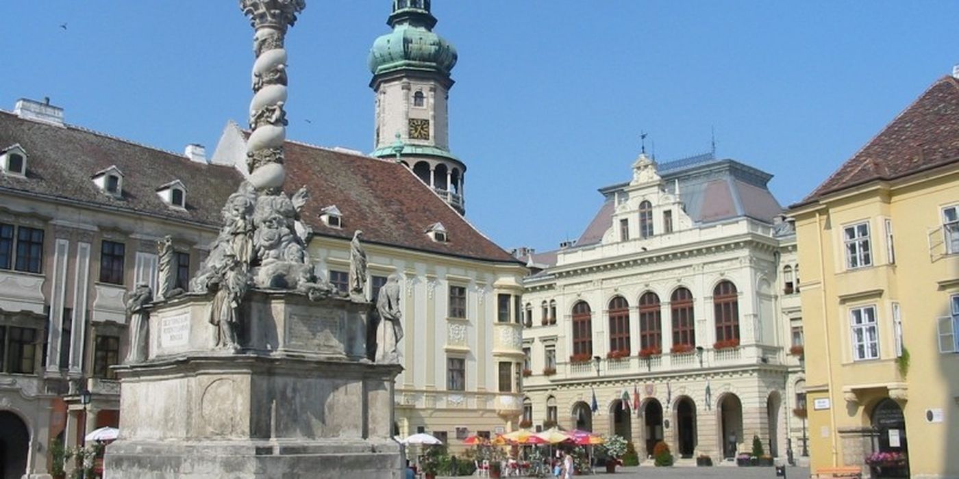 Sopron történelmi belvárosa