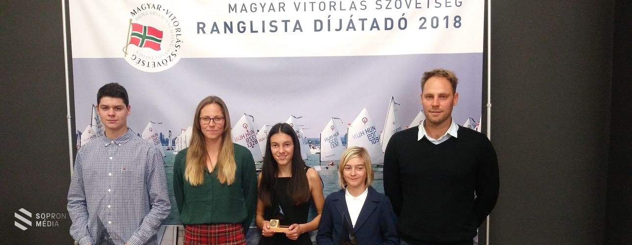 Nívós elismeréseket kaptak a fertői vitorlások