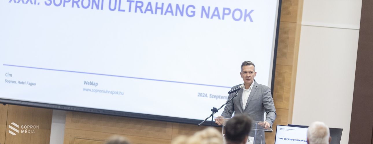 31. Soproni Ultrahang Napok megnyitója a Fagus Hotelban