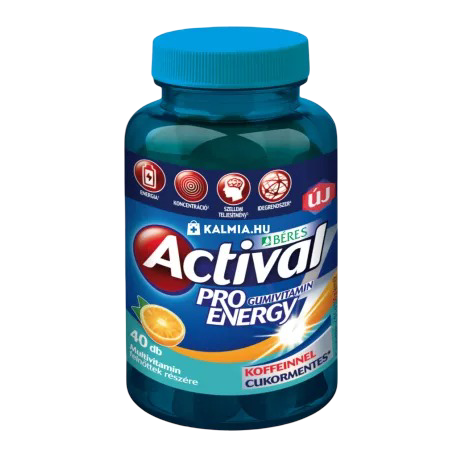 Actival Pro Energy cukormentes gumivitamin narancs (40x)