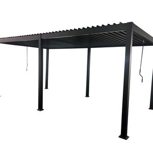Aluminium-Pergolabioklimatischer (3x6 m) schwarz 812.190 Ft mit Umbauhalterung