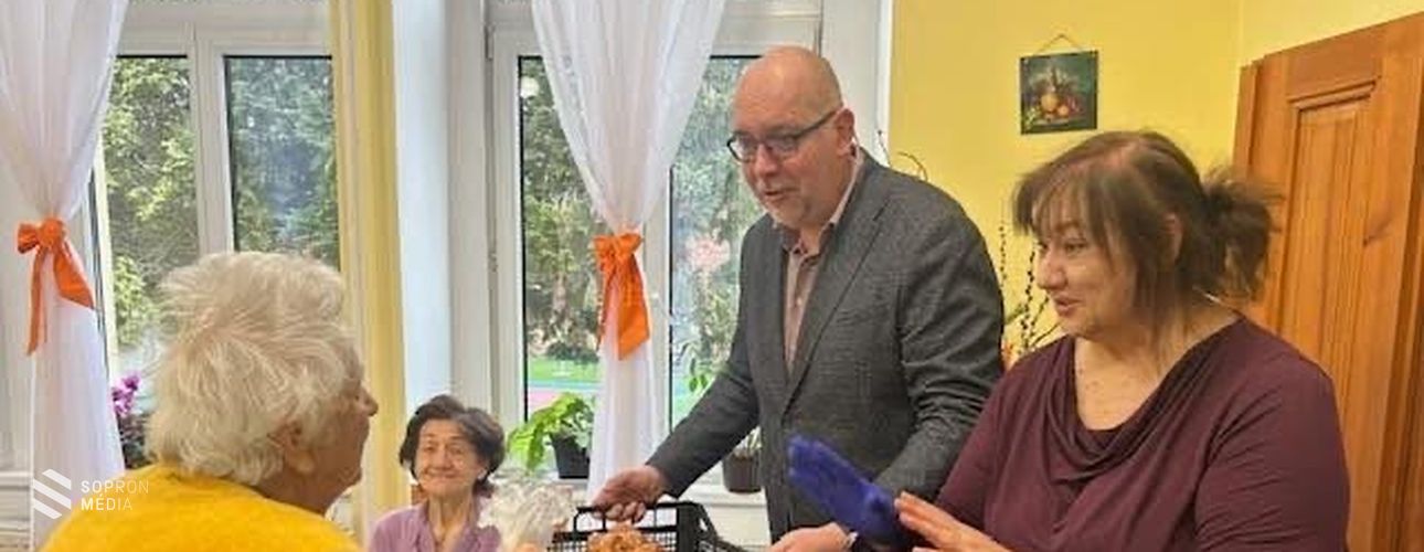Húsvéti adományban részesültek a Soproni Szociális Intézmény ellátottjai
