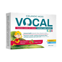 Vocal KIDS izlandi zuzmó szopogató tabletta eper (24x)