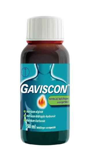 Gaviscon belsőleges szuszpenzió menta ízű (150ml)