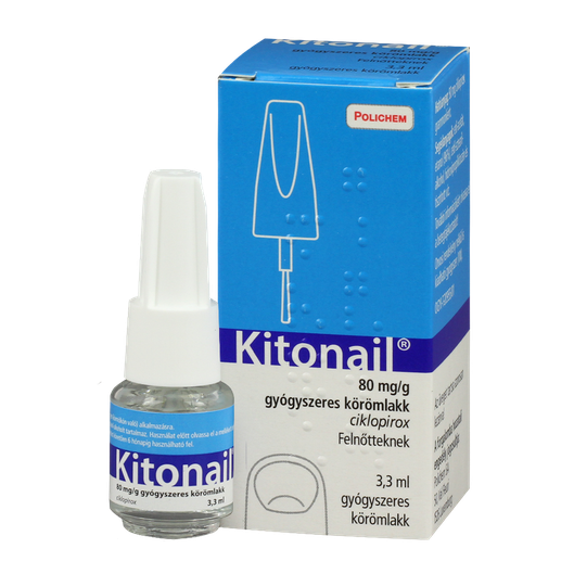 Kitonail 80mg/g gyógyszeres körömlakk (3,3ml)