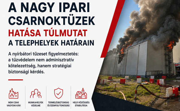 A nagy ipari csarnoktüzek hatása túlmutat a telephelyek határain