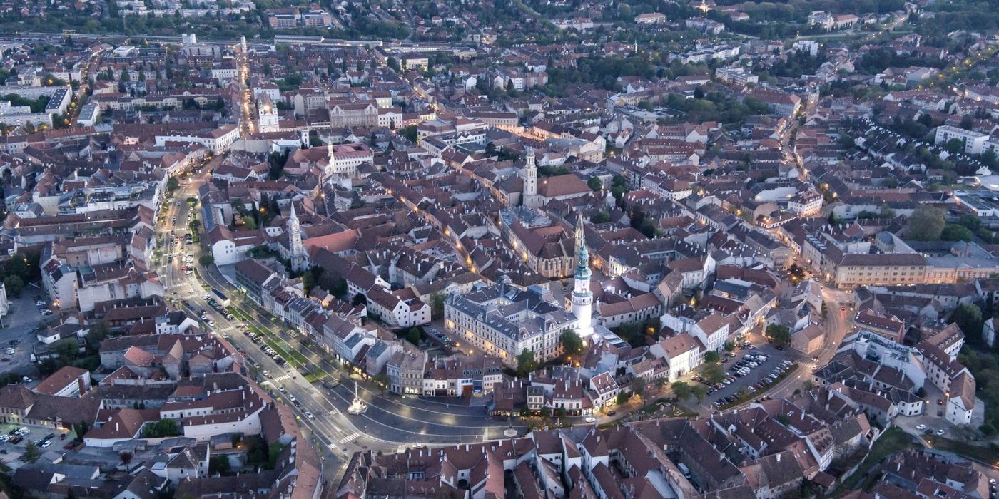 Sopron történelmi belvárosa