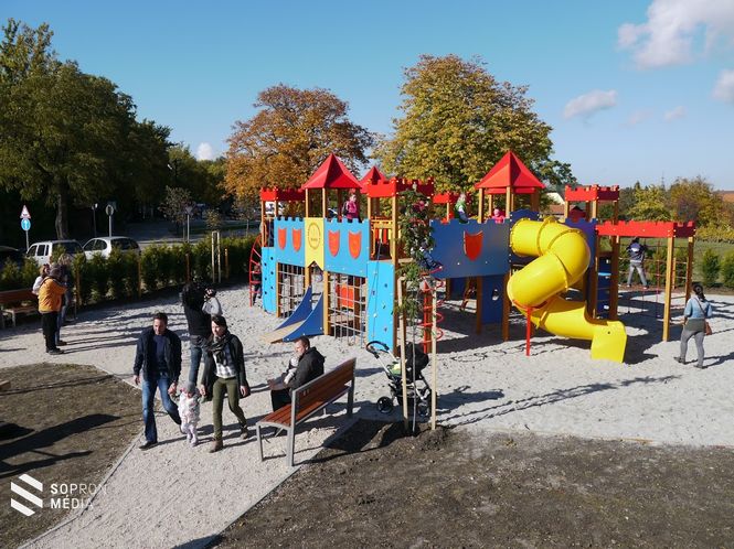 Az új játszótér a Bécsi-dombon