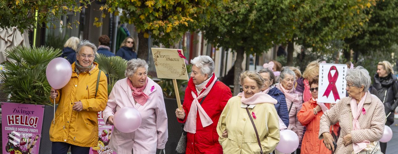 Pink Séta a mellrák elleni küzdelem jegyében