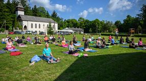 Jógapiknik Brennbergbányán