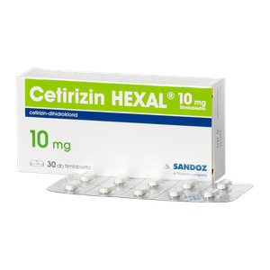 Cetirizin HEXAL 10 mg filmtabletta (30x) termék kép