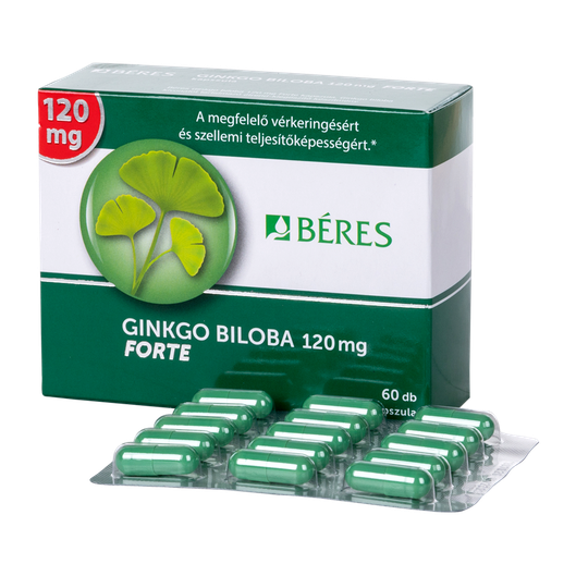 Béres Ginkgo Biloba 120 mg Forte kapszula (60x)