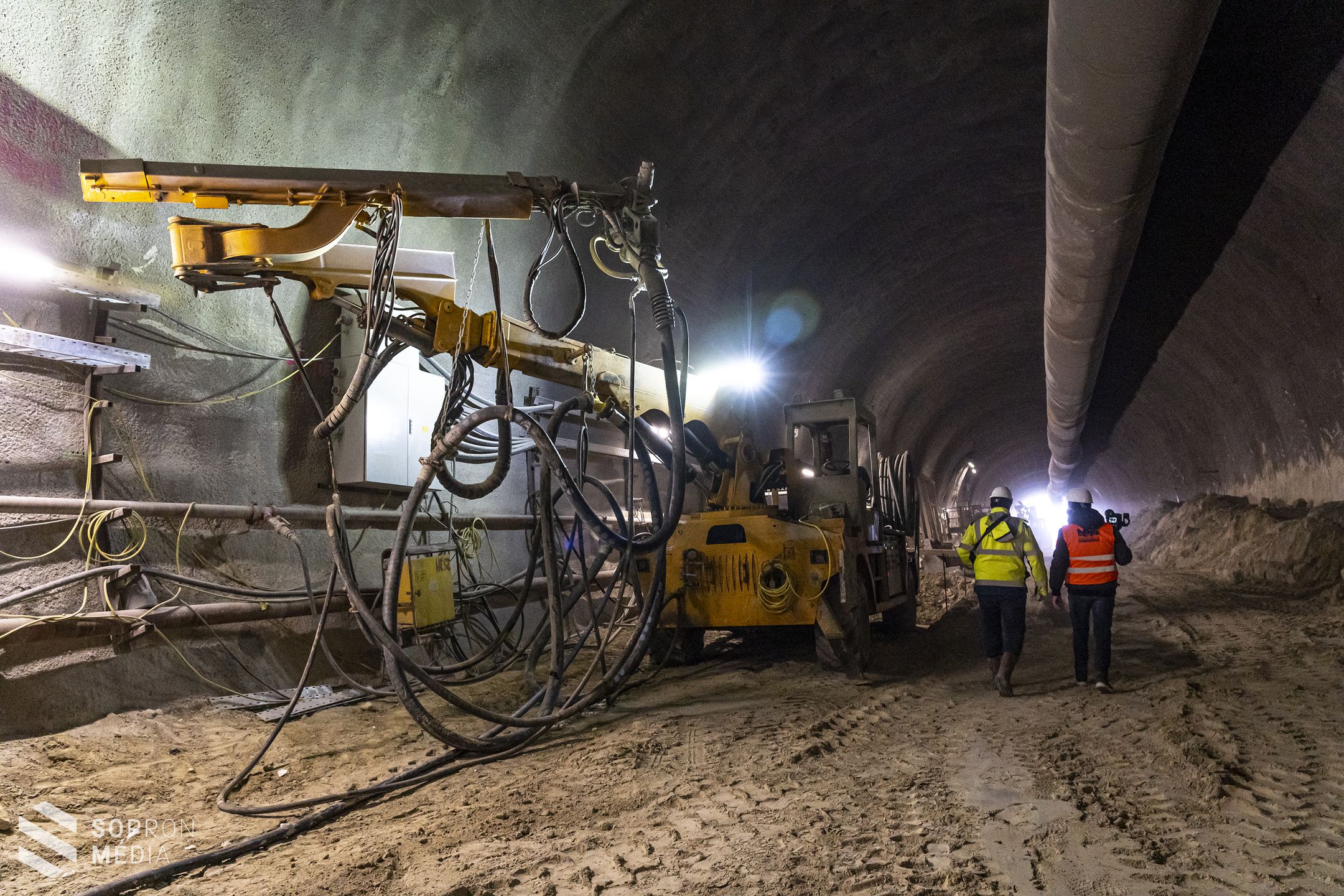 Jól haladnak az M85 alagútjának munkálatai