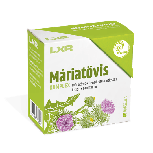 LXR Máriatövis + Benedekfű Komplex kapszula (60x)