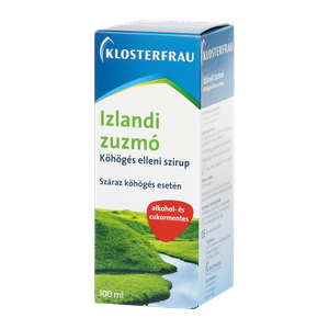 Klosterfrau Izlandi zuzmó szirup köhögés ellen (100ml) termék kép