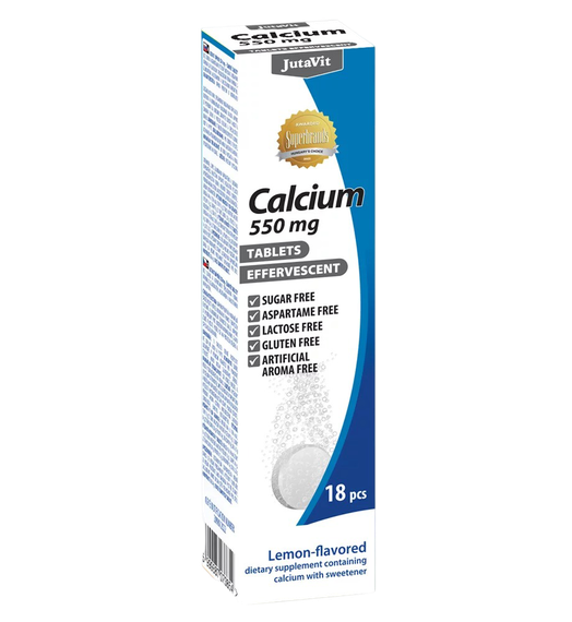JutaVit Calcium 550 mg pezsgőtabletta (16x)