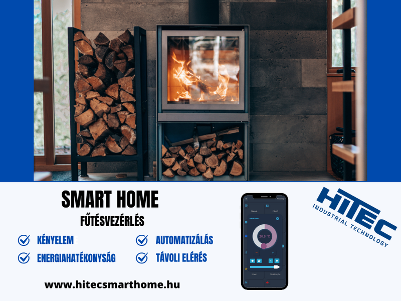 Az okos otthon fűtésvezérlés előnyei.