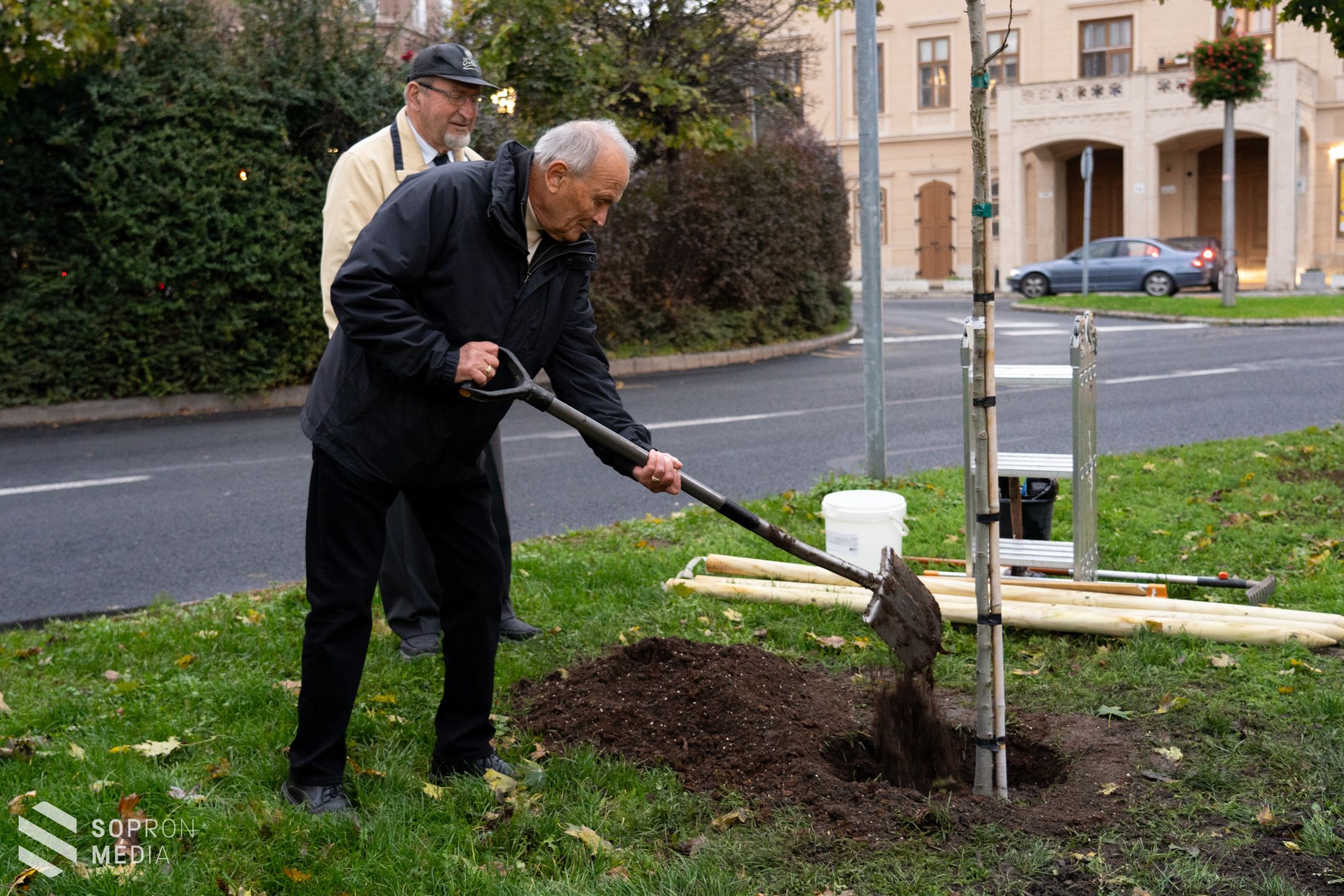 Faültetéssel emlékeznek a Széchenyi Öregdiákokra