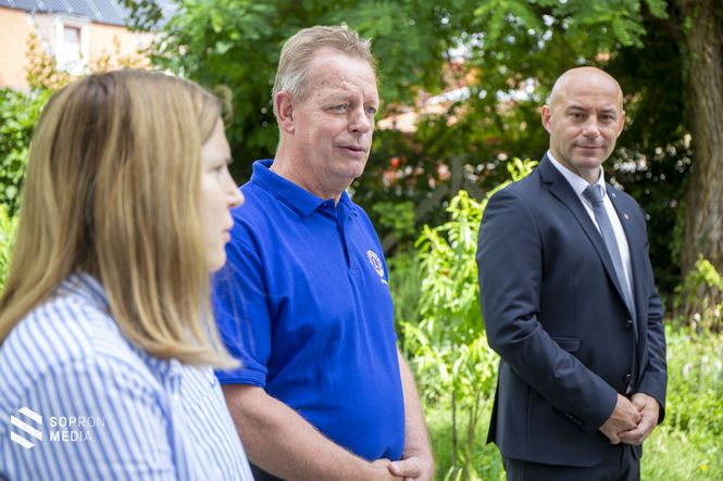 Budai József, a Lions Club Sopron soros elnöke