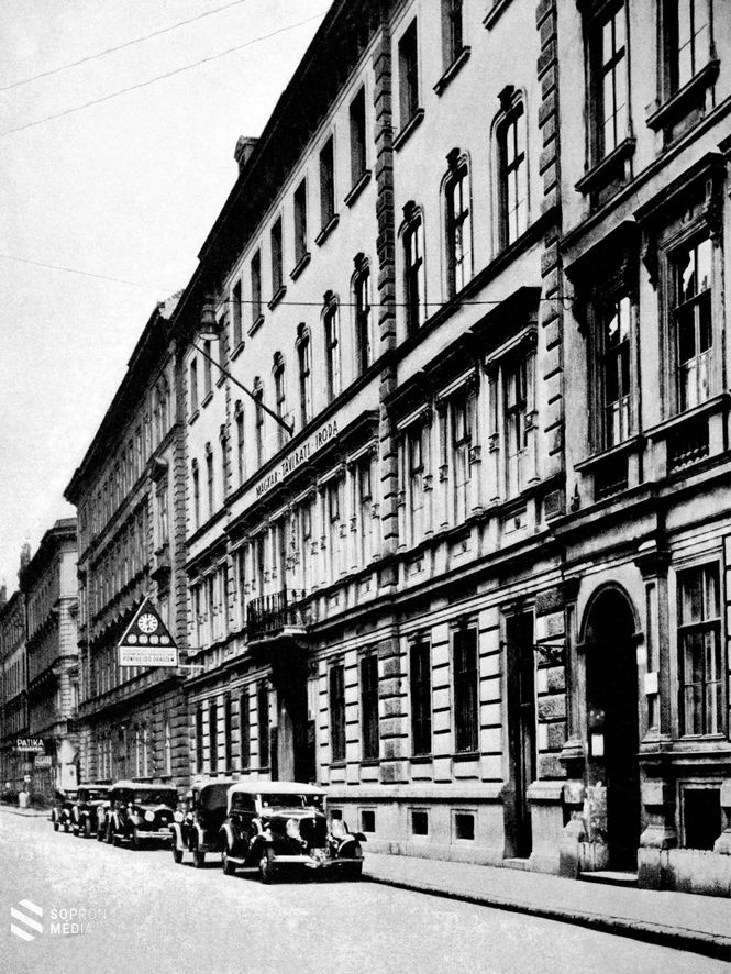 A Magyar Távirati Iroda székháza a Sándor utcában az 1930-as években 