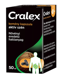 Cralex kemény kapszula (Carbo medicinalis) (50x) termék kép