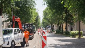 Zajlanak az útfelújítási munkálatok a Csengery utca második szakaszán