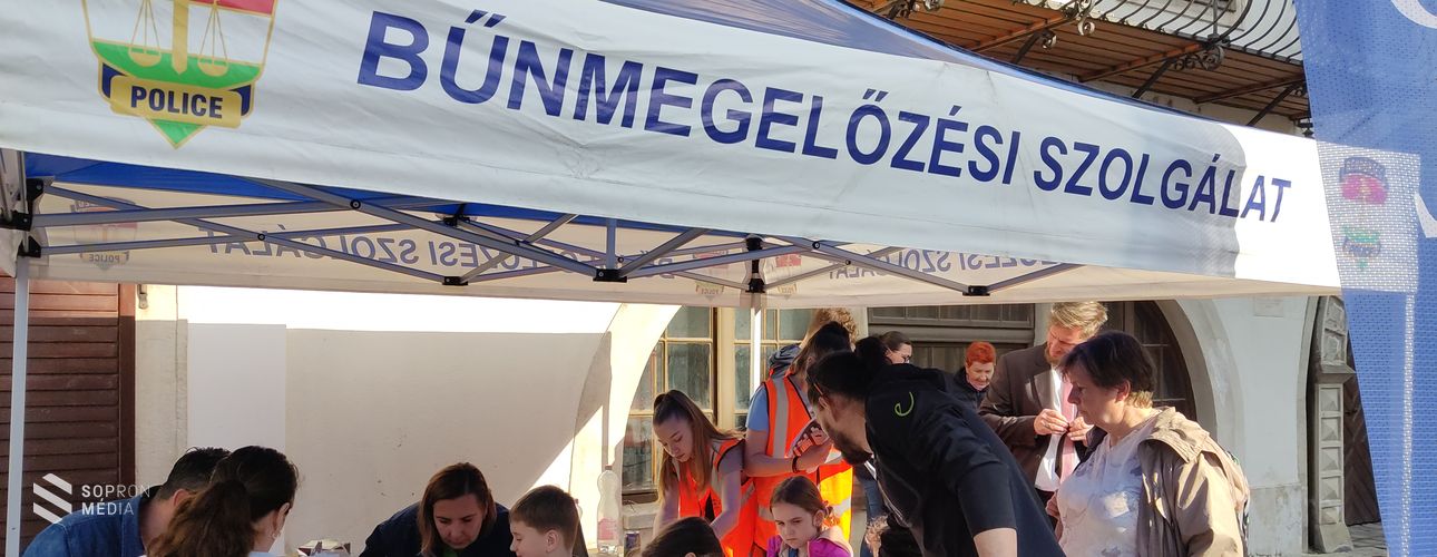 Bűn- és balesetmegelőzés a SopronFesten